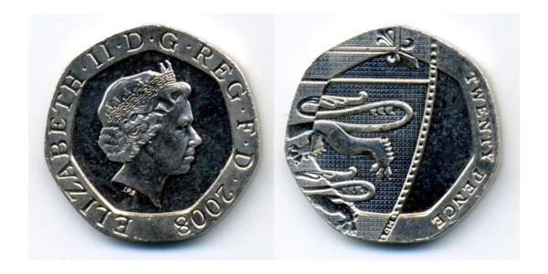 20 Penny Regno Unito (1922-)  