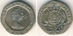 20 Penny 英国 镍/銅 