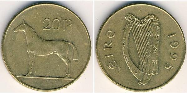20 Penny 爱尔兰共和国 青铜 
