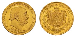 20 Perper  Montenegro Gold 