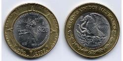 20 Peso Mexique (1867 - ) Bilame 