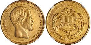 20 Peso Guatemala Gold 