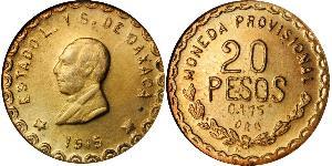 20 Peso Mexiko (1867 - ) Gold 