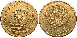 20 Peso Mexiko (1867 - ) Gold 