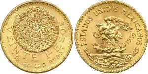 20 Peso Mexiko (1867 - ) Gold 