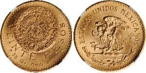 20 Peso Mexiko (1867 - ) Gold 