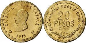 20 Peso Mexiko (1867 - ) Gold 