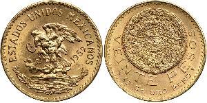 20 Peso Mexiko (1867 - ) Gold 