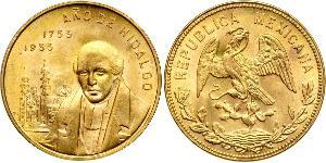 20 Peso Mexiko (1867 - ) Gold Miguel Hidalgo