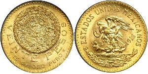 20 Peso United Mexican States (1867 - ) Gold 