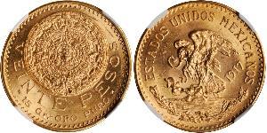 20 Peso United Mexican States (1867 - ) Gold 