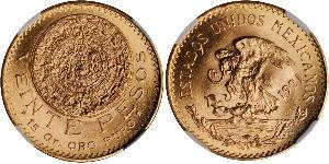 20 Peso United Mexican States (1867 - ) Gold 