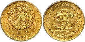 20 Peso United Mexican States (1867 - ) Gold 