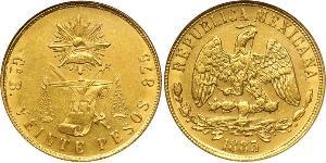 20 Peso United Mexican States (1867 - ) Gold 