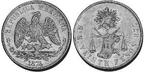 20 Peso Mexique (1867 - ) Or 