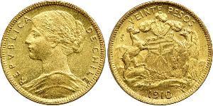 20 Peso Chile Oro 