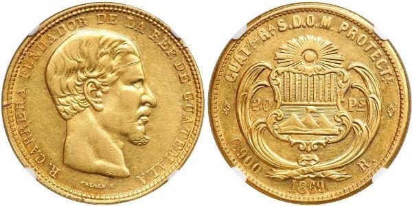 20 Peso Guatemala Oro 