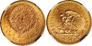 20 Peso Messico (1867 - ) Oro 