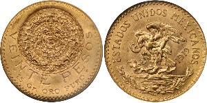 20 Peso Messico (1867 - ) Oro 