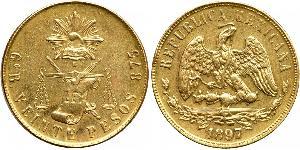 20 Peso México (1867 - ) Oro 