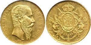 20 Peso Secondo Impero Messicano (1864 - 1867) Oro Maximilian I of Mexico (1832 - 1867)