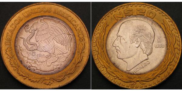 20 Peso Mexique  
