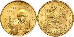 20 Peso 墨西哥 金 Miguel Hidalgo