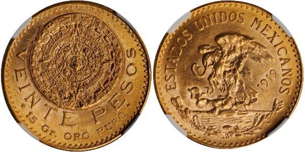 20 Peso 墨西哥 金 