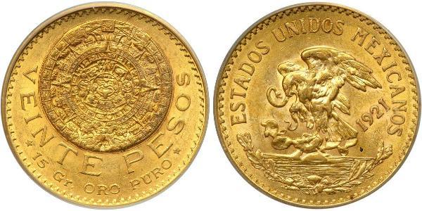 20 Peso 墨西哥 金 