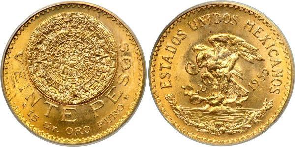20 Peso 墨西哥 金 