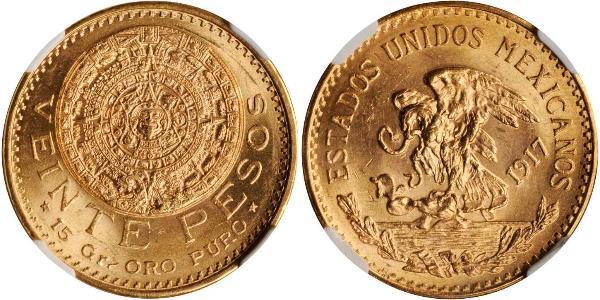 20 Peso 墨西哥 金 