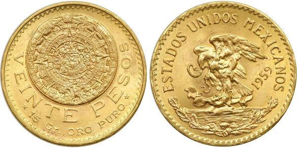 20 Peso 墨西哥 金 