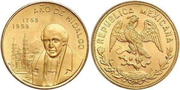 20 Peso 墨西哥 金 Miguel Hidalgo