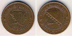20 Pfennig Bosnien und Herzegowina  