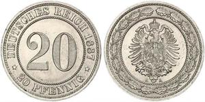 20 Pfennig Deutsches Kaiserreich (1871-1918)  