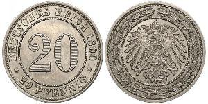 20 Pfennig Deutsches Kaiserreich (1871-1918)  