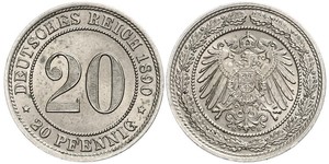 20 Pfennig Deutsches Kaiserreich (1871-1918)  