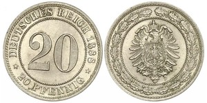 20 Pfennig Empire allemand (1871-1918)  