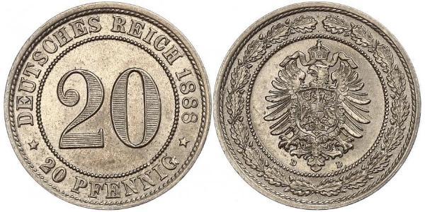 20 Pfennig German Empire (1871-1918)  