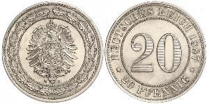 20 Pfennig Impero tedesco (1871-1918)  