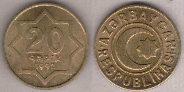 20 Qəpik Azerbaigian (1991 - ) Ottone 