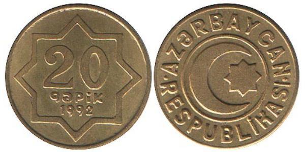 20 Qəpik Azerbaigian (1991 - ) Ottone 