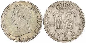 20 Real Kingdom of Spain (1808 - 1813) Plata José I Bonaparte