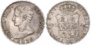 20 Real Kingdom of Spain (1808 - 1813) Silber Joseph Bonaparte