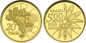 20 Reis Brazil Gold 