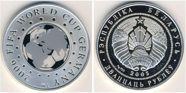 20 Rubel Weißrussland (1991 - ) Silber 