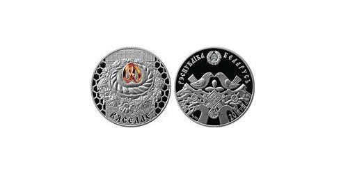 20 Rublo Bielorrusia (1991 - ) Plata 