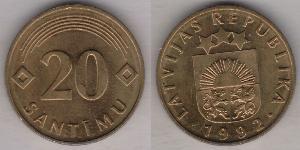 20 Santims Latvia (1991 - )  