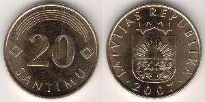 20 Santims Latvia (1991 - )  