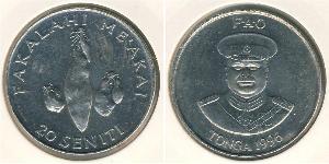 20 Seniti Tonga 銅/镍 